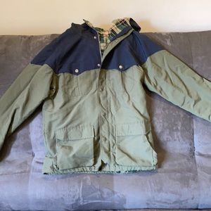 Men’s coat with flannel lining